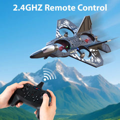 Remote Control Airplane supports multi-player play without interference during shared flights.