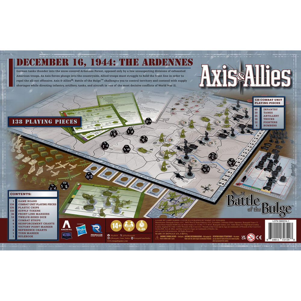 Renegade Battle of the Bulge US Army miniatures for classic counterattack play.