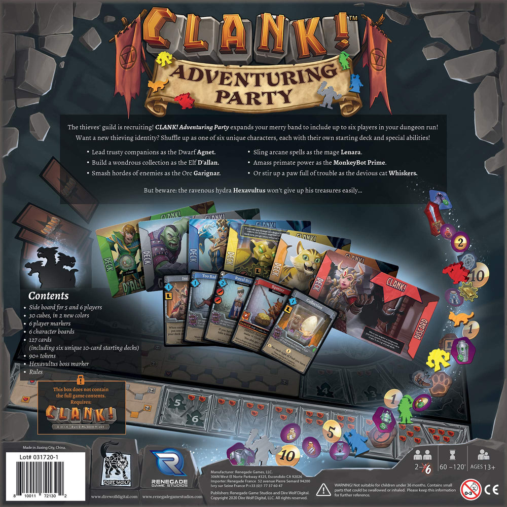 Renegade Clank Adventuring Party Elf Dallan starter deck unlocks powerful collections