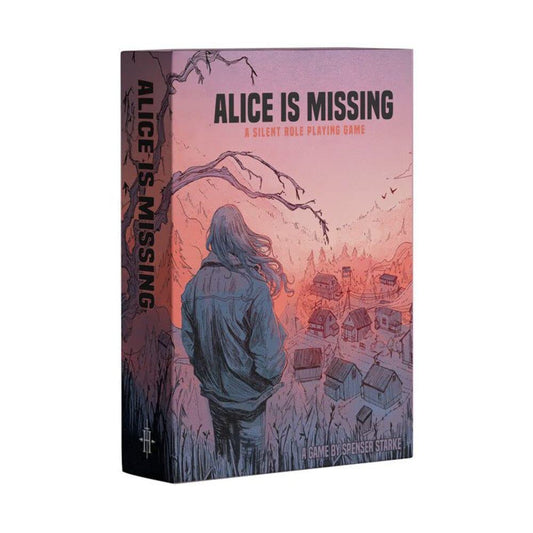 Renegade Game Studios Alice is Missing box art, ideal for immersive, remote-friendly play.