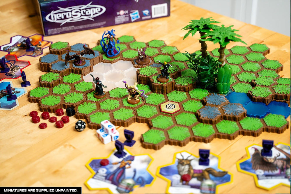 Renegade Game Studios Heroscape Laur Jungle trees add vertical play options.