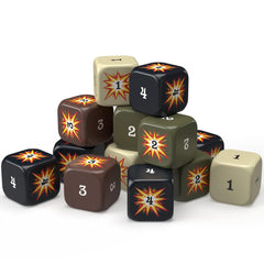 Renegade Game Studios Hit Dice in four styles add variety and clarity during large battles.