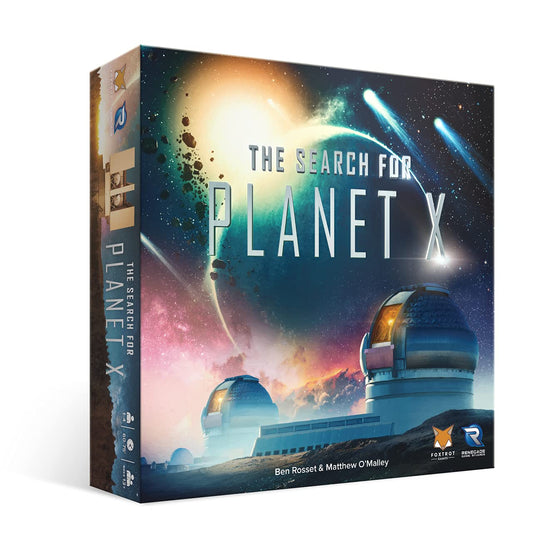 Renegade Planet X board setup highlighting cooperative exploration and clues gathering.