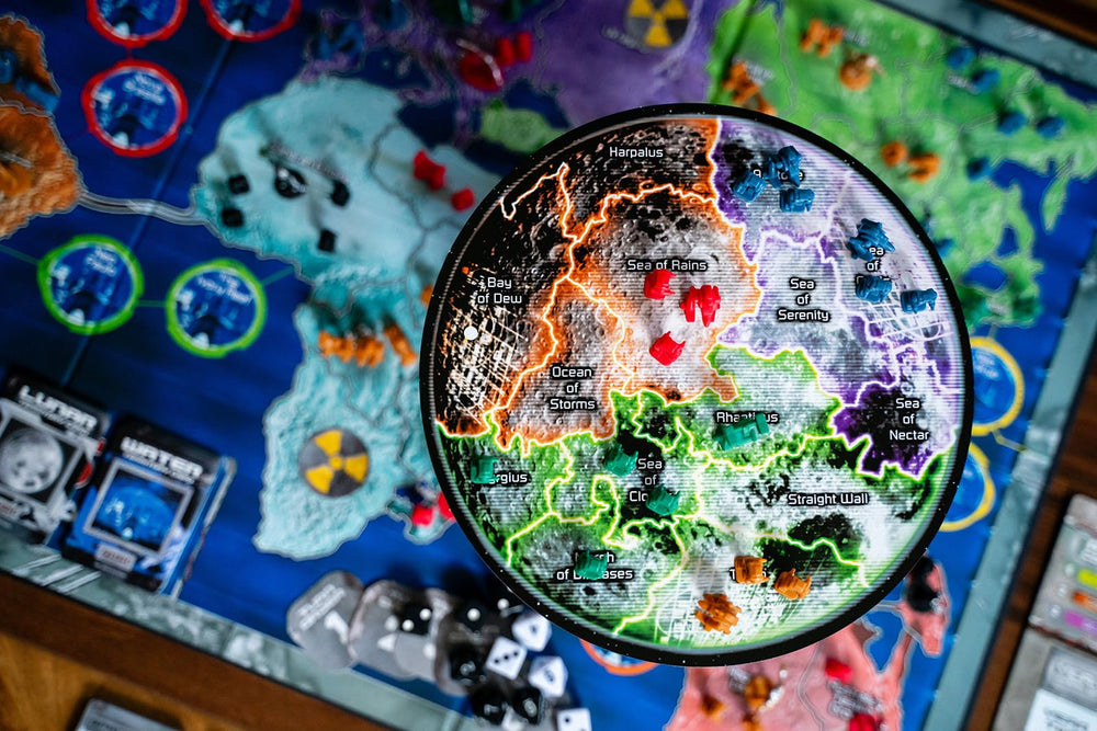 Renegade Risk 2210 A.D. double-sided tokens improve variability.