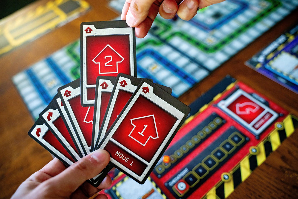 Renegade Robo Rally upgrade tokens add variety and strategic choices