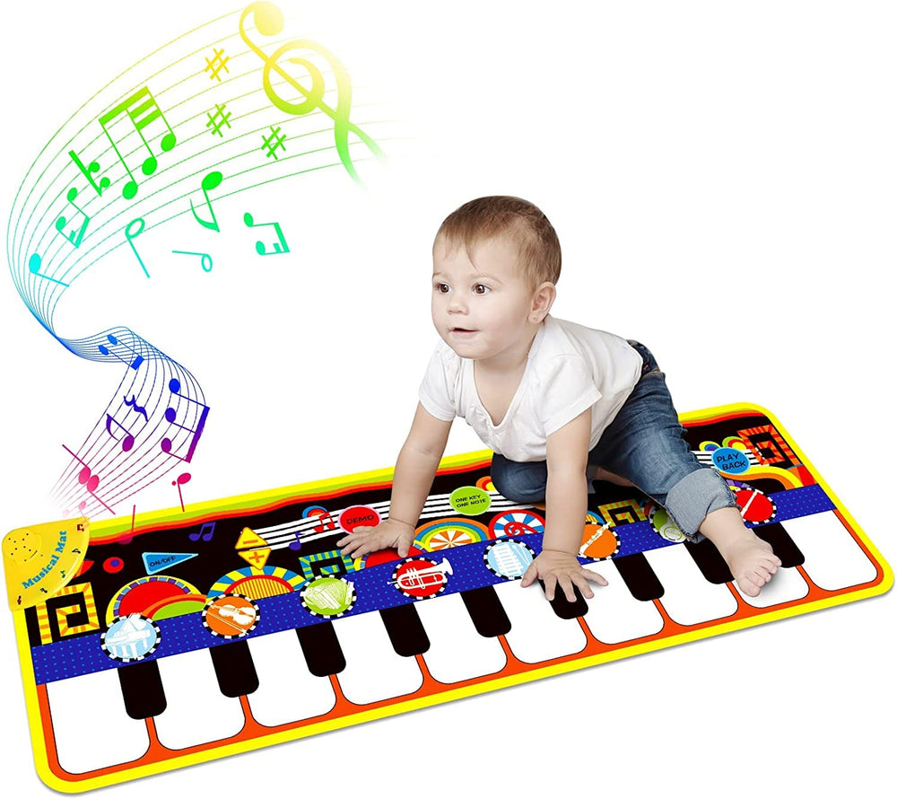 RenFox baby piano mat with bright keys inviting early rhythm exploration