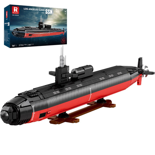Reobrix nuclear submarine model interior view with removable panels for detailed exploration.