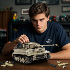 Reobrix Tiger I Tank instruction sheet emphasizes clear assembly steps.
