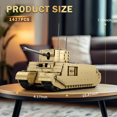 Reobrix TOG2 tank building set assembly instructions highlight precise steps.