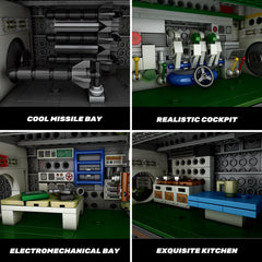 Reobrix U-Boat Submarine base-stand elevating the display piece