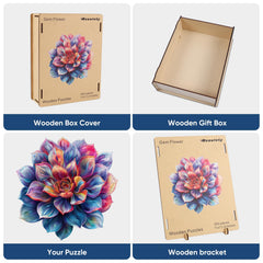 Reouinty 11-2x11 inch puzzle ideal for table or shelf display.