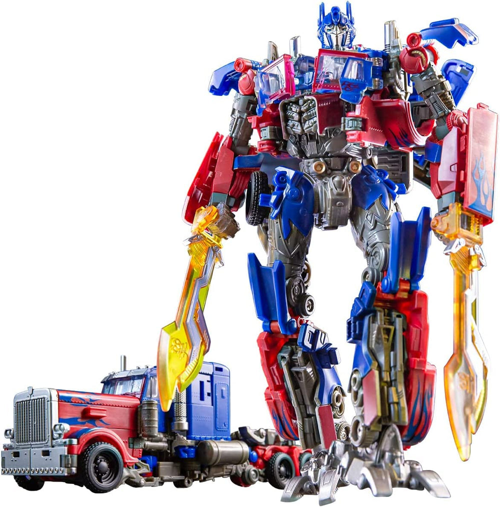 REPYTS deformation robot toy demonstrates 2-in-1 robot-to-truck transformation.