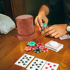 RERIVER includes six white 16 mm D6 dice for immediate use
