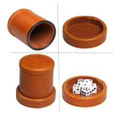 RERIVER portable dice cup suitable for car trips and travel games.