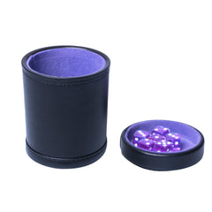 RERIVER dice cup with lid securely in place for travel