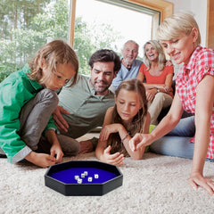 RERIVER tray thick sides prevent dice from rolling off the table.