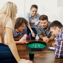 RERIVER thick-side edges prevent dice from escaping the tray