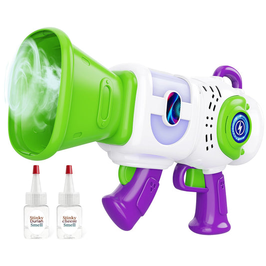 Resosese Fart Gun fog ring in action for immersive family play.