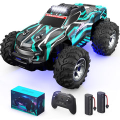 Resosese RC car with red dual spray design for dramatic visuals.