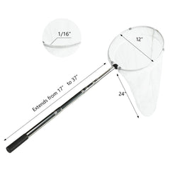 RESTCLOUD net handle extends to 38 inches for comfortable use