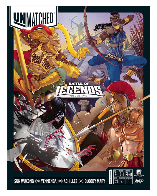 Restoration Games Unmatched Achilles miniature ready for dueling and strategy