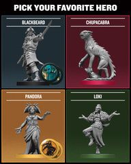 Restoration Games Unmatched Vol 3 Santa's Workshop battlefield map for festive arena duels.