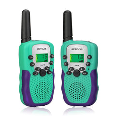 Retevis RA18 kid's walkie talkie LCD display for easy channel checks