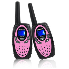 Retevis RT628 front view, kid-friendly grip for easy handling