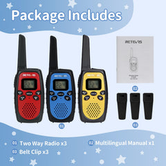 Retevis RT628S multi-group communication for shared activities.