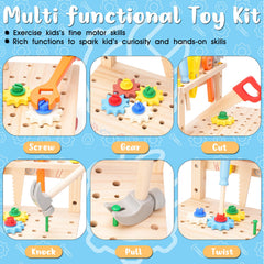 REXBETI hand-eye coordination tools improve manipulation skills for little hands.