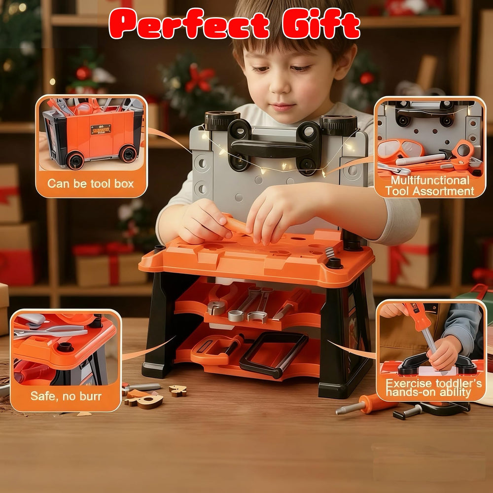 REXBETI four-wheel box – storage plus driveable toy chest for kids