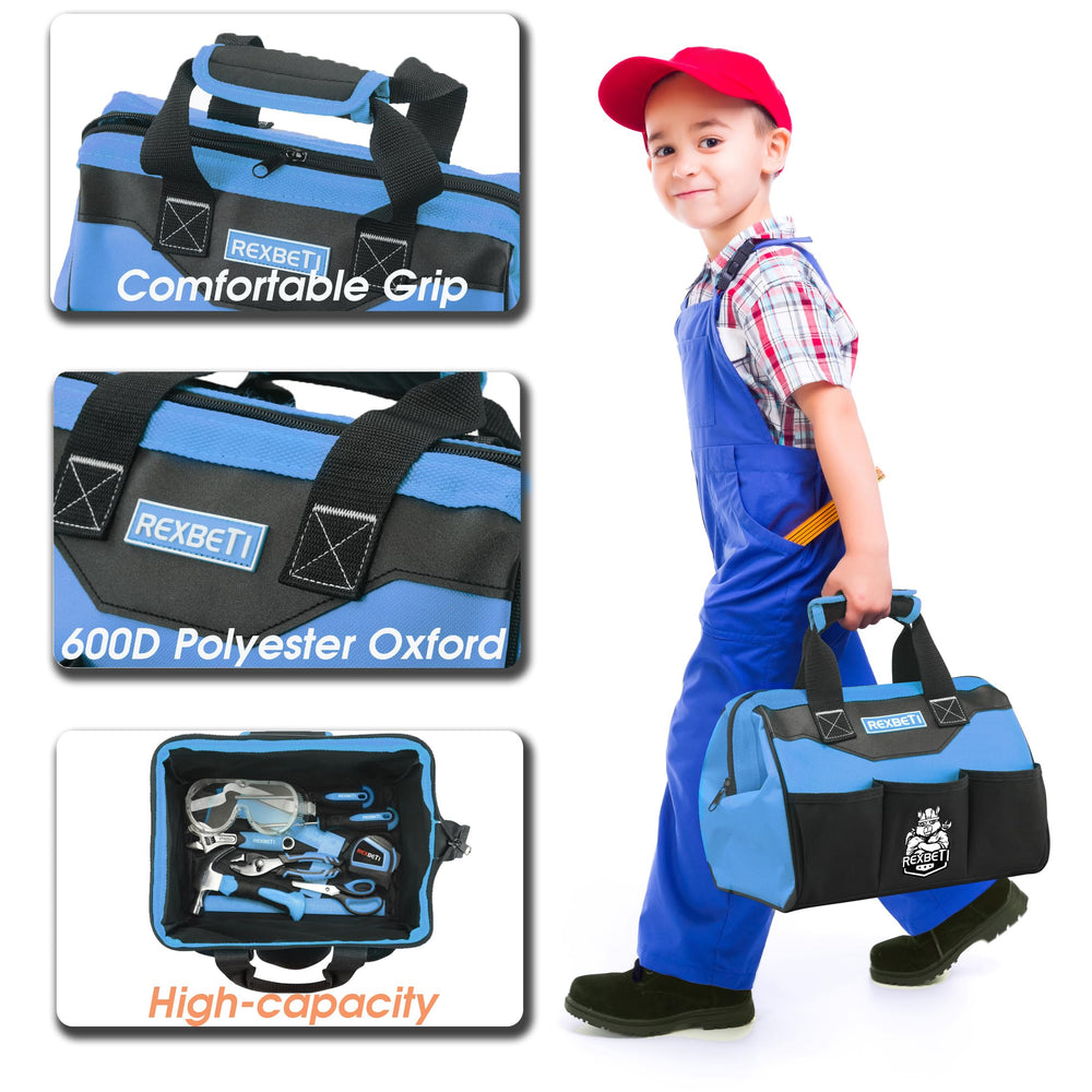 REXBETI safety goggles and gloves provide protective gear for learning.
