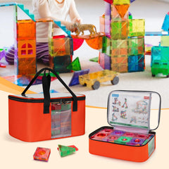Rexmica bag multi-purpose design suits bricks and other toys.