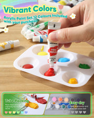 RGBDOT Kids Gardening Set tools are kid-friendly, helping hands-on planting and pot decorating.