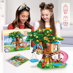 RGXRGX Treehouse Girls compatibility with LEGO Friends, expands build options and creativity.