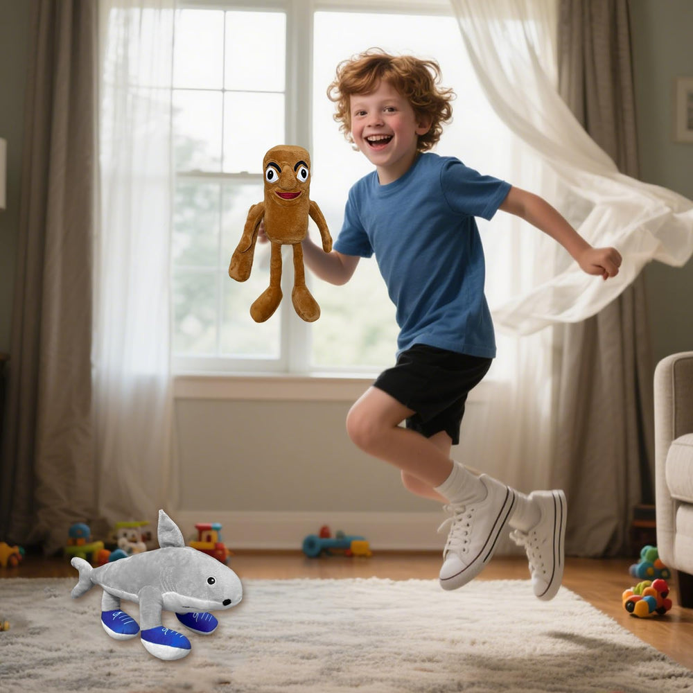 RHMKTC Tung Tung Sahur kid play demonstrates safe, cuddly companion for ages 3 and up.