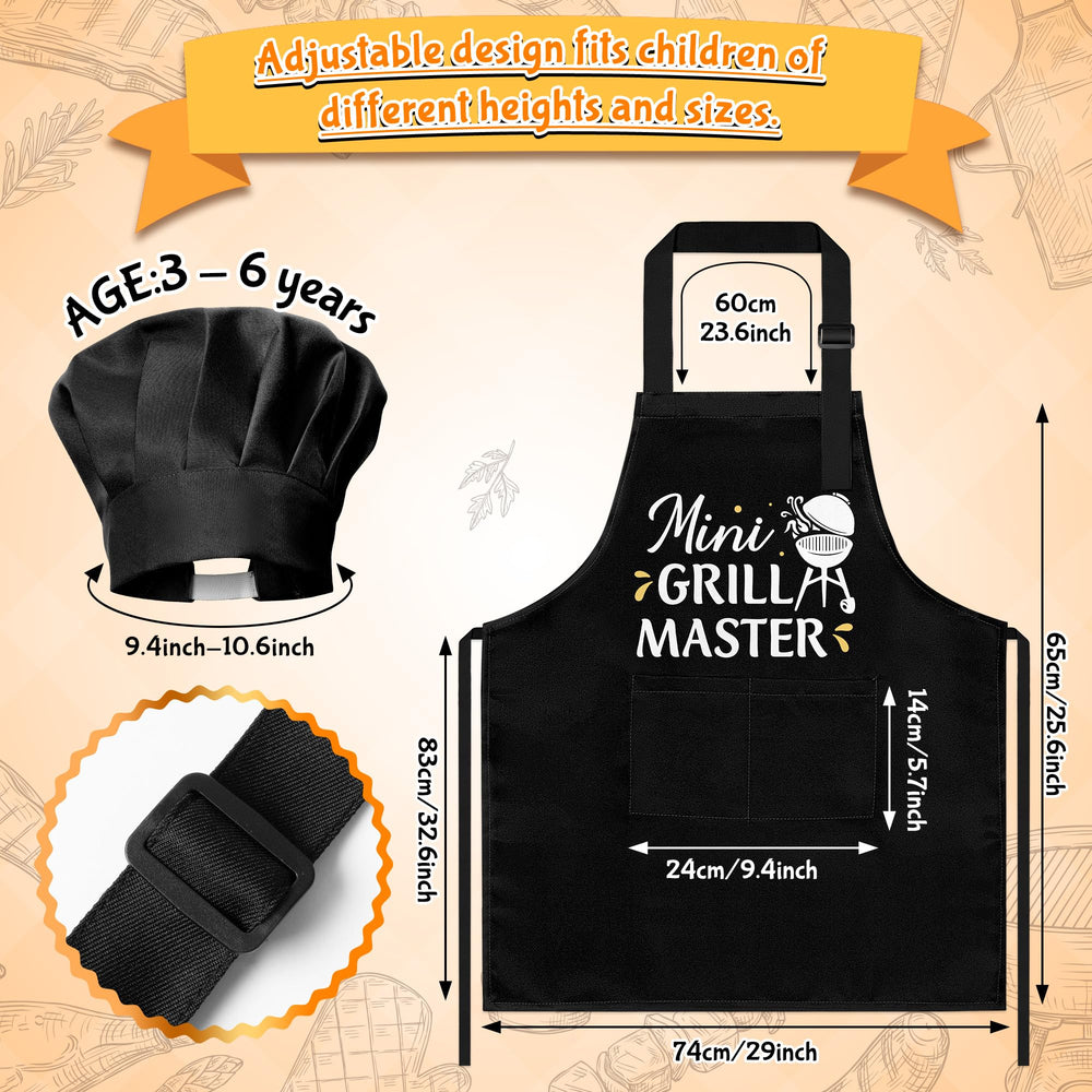 R HORSE black kid apron for cooking and baking with easy cleanup