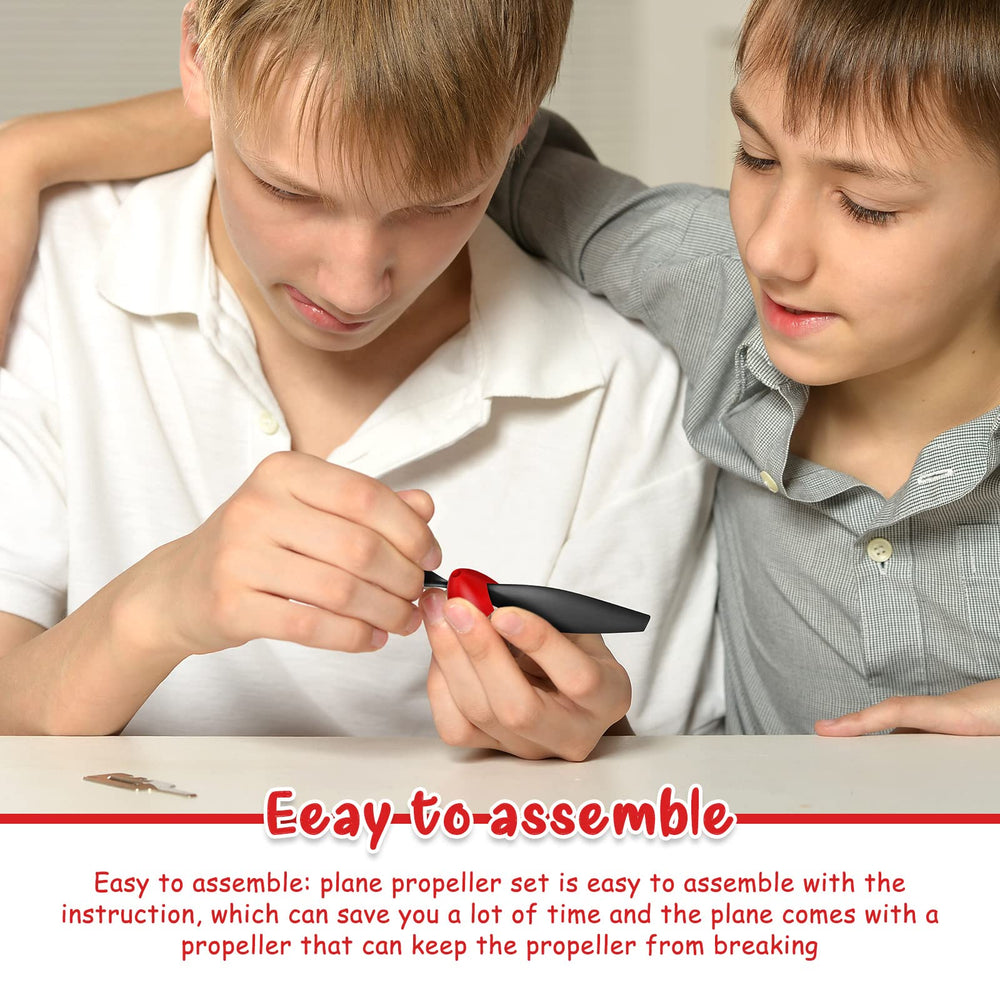 Riakrum simple assembly props simplify setup and reduce breakage risk during flights.