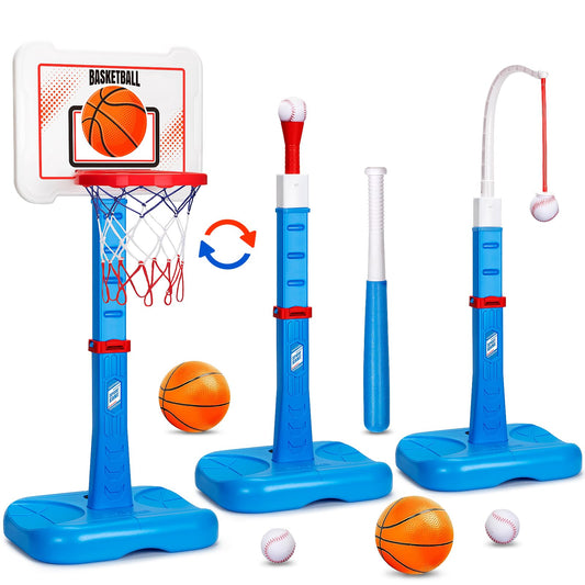 RIANEAN 3in1 basketball hoop set full kit for family-friendly hoop play.