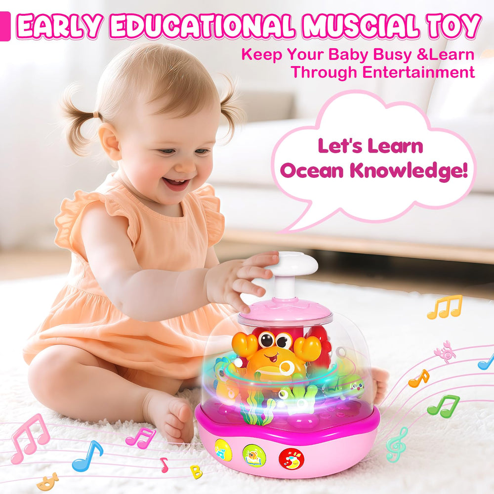 RIANEAN LED glow ocean creatures invite sensory play for infants.