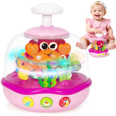 RIANEAN press-spin button interactive toy supports early cause-and-effect play.