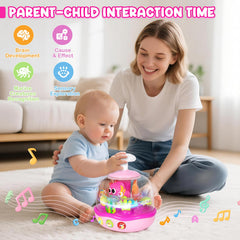 RIANEAN adjustable volume control enables gentle, baby-friendly sound levels.