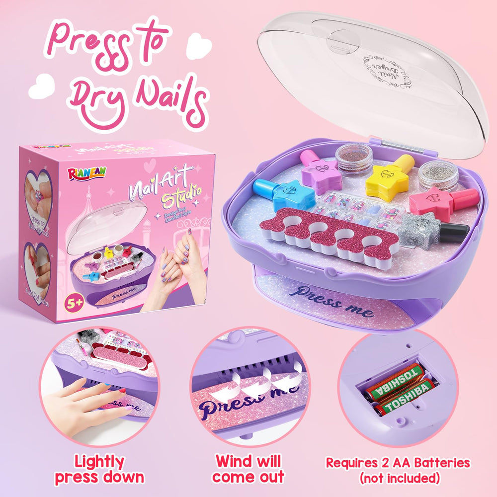 RIANEAN toe separator enables comfortable, tidy pedicures for little designers.