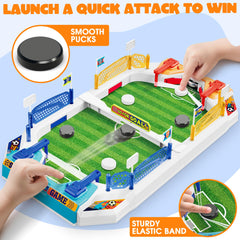 RIANEAN scoreboard and goal posts frame a thrilling play.