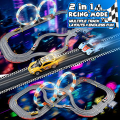 RIANEAN four-car race set ready for action and competitive play