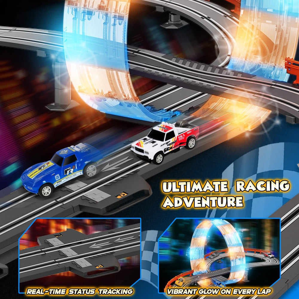 RIANEAN LED-lit track enhances realistic night racing