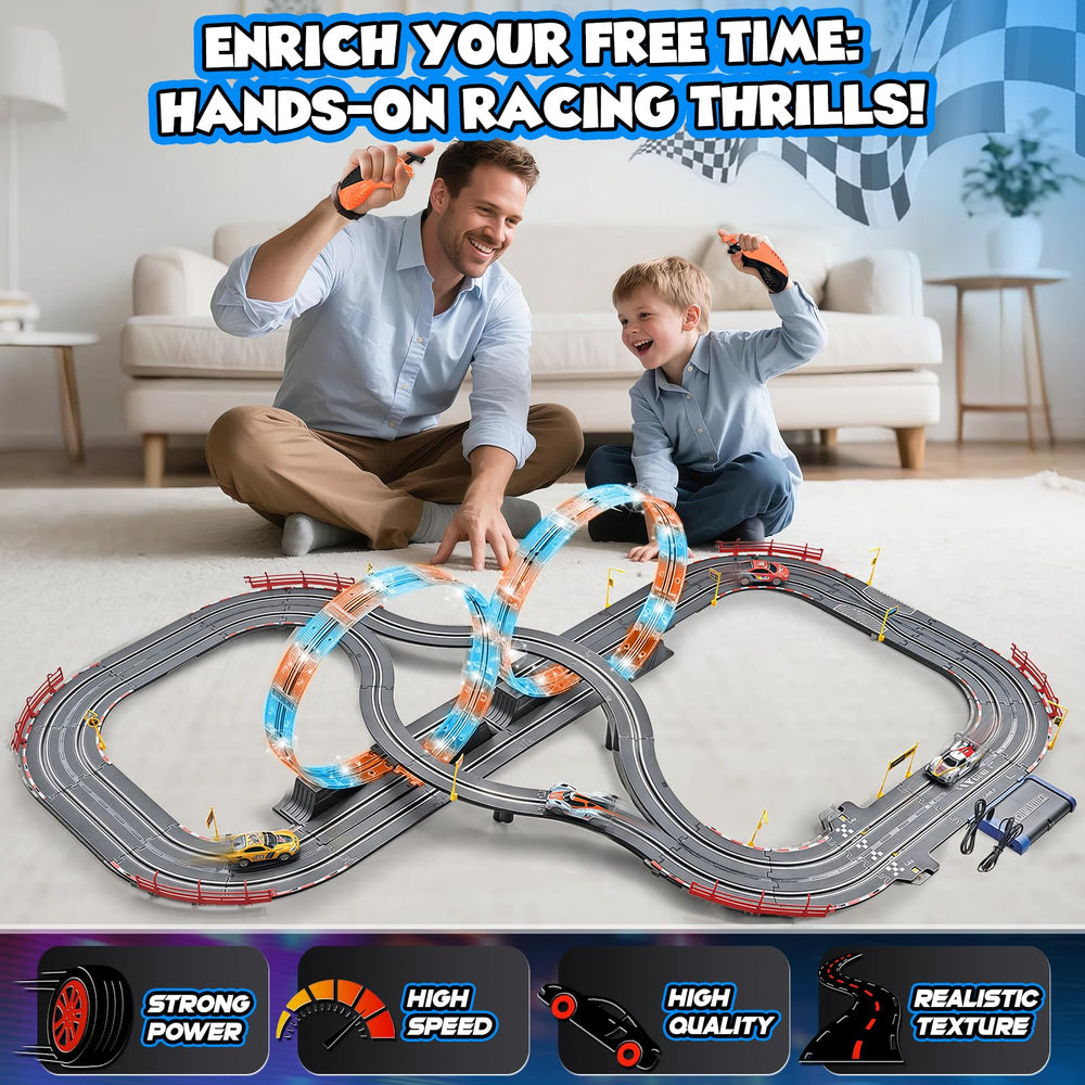 RIANEAN 24-6ft track length supports extended racing sessions