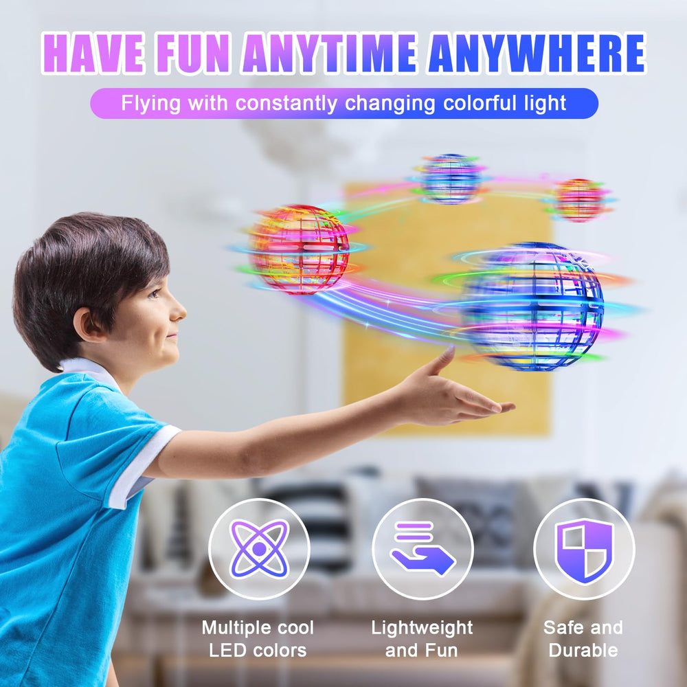 RIEYON Flying Orb Ball reinforced ABS material for safety and durability.