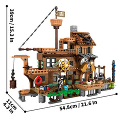 RiceBlock customizable pirate-ship supports personal designs and narratives