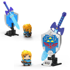 RiceBlock Link action figure ready for posing and display